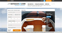 Desktop Screenshot of bateaux24.com